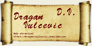 Dragan Vulčević vizit kartica